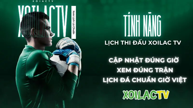Tính năng nổi bật khi xem lịch thi đấu bóng đá hôm nay tại Xoilac TV